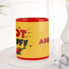 Buy Hot Stuff Personalized Red Ceramic Mug
