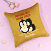Hug Day Personalized Cushion