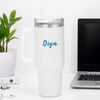 Shop Hydrated Babe Personalized White Tumbler