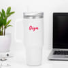 Shop Hydrated Baddie Personalized White Tumbler