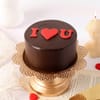 I Love You Choco Truffle Cake For Valentine's Day