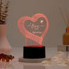 I Love You Personalized LED Lamp Online