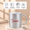 Gift I Love You Personalized Silver Mug