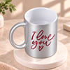 Buy I Love You Personalized Silver Mug