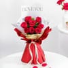 Gift I Love You Roses & Butterscotch Cake Combo
