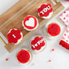 Gift I Love You Valentine Cupcake ( set of 6)