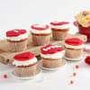 Buy I Love You Valentine Cupcake ( set of 6)