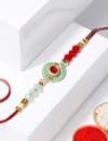 IGP Beautiful Ruby Bead Rakhi