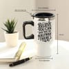 Buy IGP Believe In Yourself Stainless Steel Travel Mug - 400 ML Insulated Coffee & Tea Mug with Handle a