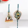 Gift IGP Bhaiya Bhabhi resin style Krishna Rakhi