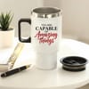 IGP Capable Of Amazing Things Stainless Steel Travel Mug - 400 ML Insulated Coffee & Tea Mug with Ha