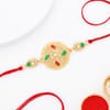 Buy IGP Floral Golden Rakhi