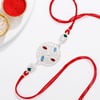 Buy IGP Floral Silver Rakhi