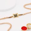 Gift IGP Ganesha Antique Metal Rakhi