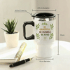 Buy IGP Grateful & Humble Stainless Steel Travel Mug - 400 ML Insulated Coffee & Tea Mug with Handle and