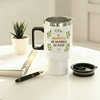 IGP Grateful & Humble Stainless Steel Travel Mug - 400 ML Insulated Coffee & Tea Mug with Handle and