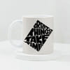 IGP Great Things Take Time Motivational Ceramic Mug, 300ml, Bold Typography Design, Inspirational Qu