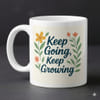 IGP Keep Going Coffee Mug - 300 ml Capacity, Durable Ceramic Mug for Tea, Coffee, and Beverages - Id