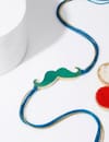 Gift IGP Moustache Shaped Rakhi