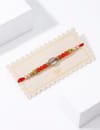 Shop IGP Orange Stone Rakhi