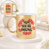 IGP Personalized Mom You Are Amazing Gold Metallic Mug | Premium Ceramic | Birthday Gift for Mom | M