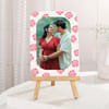 IGP Personalized Photo Frame with Wooden Easel | Couple Picture | Adorable Tabletop Frame
