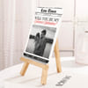 Gift IGP Personalized Valentine Photo Frame with Wooden Easel | Love Times Newspaper Design | Romantic Co