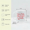 Gift IGP Premium 300ml Ceramic Coffee Mug For Couples featuring You Make My Heart Smile Design â€“ Durabl