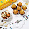 Gift IGP Rakhi Hamper with Sweets and Dry Fruits