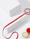 Gift IGP Red Beads Rakhi