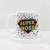 IGP Super Boss Ceramic Coffee Mug - 300 ml Cheerful Gift Mug for Boss| Durable Ceramic, Vibrant Prin