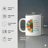 Gift IGP Uplifting Coffee Mug - 300 ml Capacity, Durable Ceramic Mug for Tea, Coffee, and Beverages - Ide