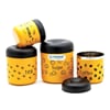 Gift Indian Canister Set-Tea-coffee-Sugar-Masala