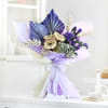 Gift Indigo Charm Luxury Purple Dry Flower Bouquet
