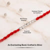 Buy Infinite Bond 925 Silver Rakhi with Certificate of Authenticity