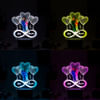 Shop Infinite Love Personalized LED Lamp Black Base