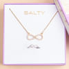 Gift Infinity Grace Necklace And Ring Set
