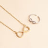 Infinity Grace Necklace And Ring Set Online