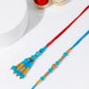 Buy Infinity Pearl Bhaiya Bhabhi Rakhi Set