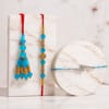 Infinity Pearl Bhaiya Bhabhi Rakhi Set