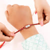 Gift Intricate Kundan Work Rakhi