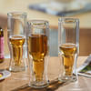 Gift Inverted Bottle Shaped Beer Glass - Set Of 2