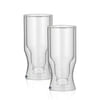 Buy Inverted Bottle Shaped Beer Glass - Set Of 2