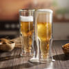Inverted Bottle Shaped Beer Glass - Set Of 2 Online