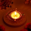 Gift Iridescent Glow Diyas - Set of 2