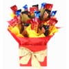 Irresistible Chocolate Bouquet with Cherry Ripes, Time Outs, and Mars Bars