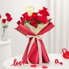 Gift Irresistible Rose And Cake Combo