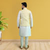 Buy Ivory Jacquard Bandi Jacket