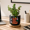 Buy Jade Plant with Clay Planter for Dad