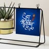 Shop Jai Shree Krishna Iron Wire Swing Planter with Polaroid
